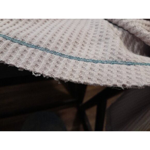 We The Free Large Dahlia Waffle Knit Flared Sleeve Thermal Grunge Slouchy Top - Picture 7 of 7